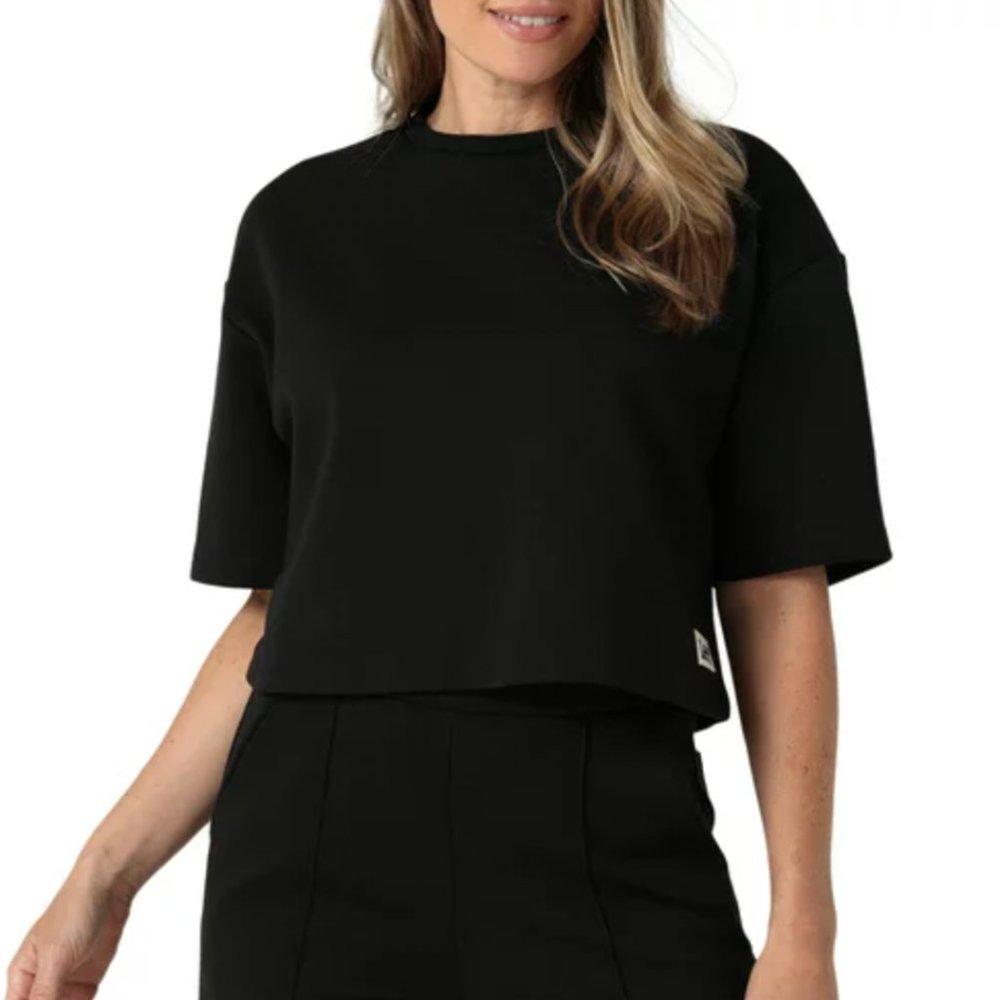 Lee® Women's Cropped Tee NWT (All Union Black)